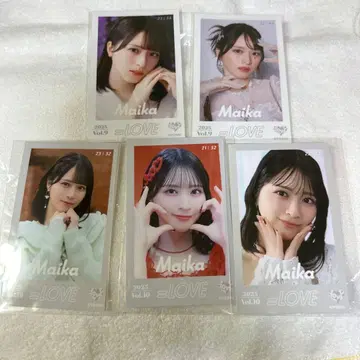=LOVE 이코러브 사사키 마이카 미니 포토 카드 vol.9 vol.10