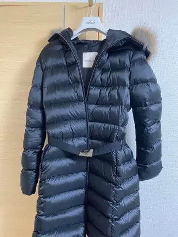 MONCLER 블랙 롱 다운 자켓