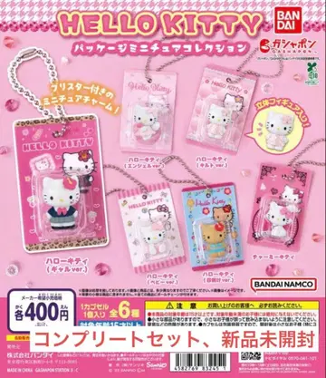 헬로키티 패키지 미니어처 컬렉션 컴플리트