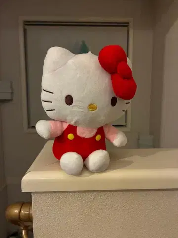 산리오 키티 사과 봉제 인형