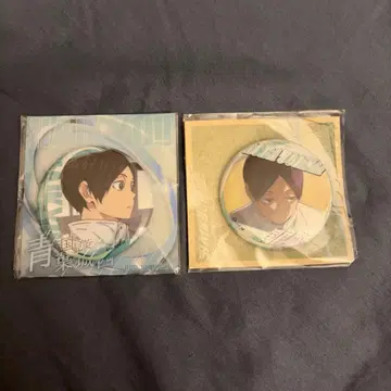 하이큐!! 하이큐 아오바죠사이 쿠니미 아키라 캔뱃지 문구 미개봉 새상품