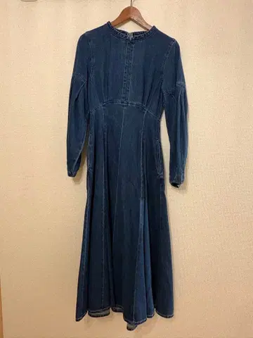 MOUSSY 데님 원피스 인디고