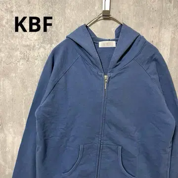 KBF 집업 후디 후드티 심플 포켓 부착 캐주얼