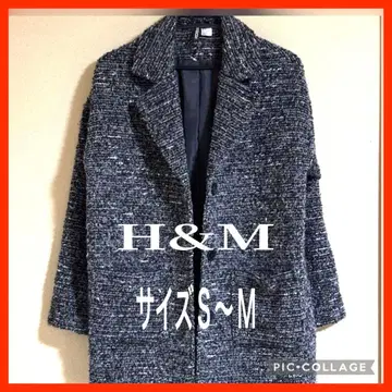 H&M 트위드 코트 S~M 사이즈