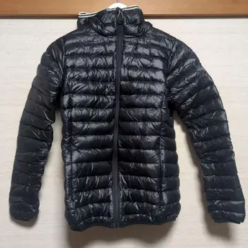 PYRENEX 후드 부착 다운 자켓 36 블랙