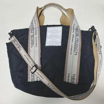 THEATRE PRODUCTS 퀼팅 토트백 새상품급