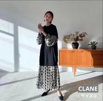 CLANE 플라워 레이스 원피스