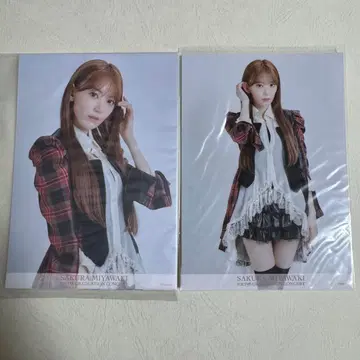 [ UZA ] 뮤직 스테이션 의상 빨간색 체크 버전