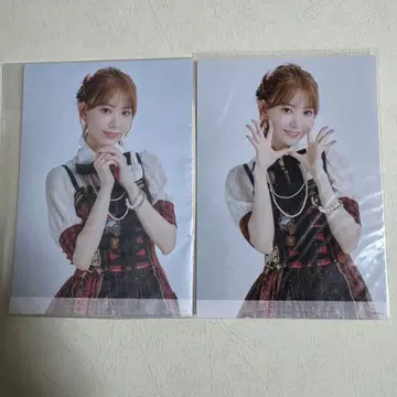 팀 A 빨간색 체크 의상