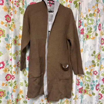 Samansa Mos2 브라운 니트 가디건