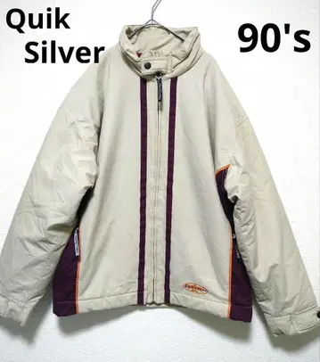 Quiksilver 90's 나일론 자켓 베이지/퍼플