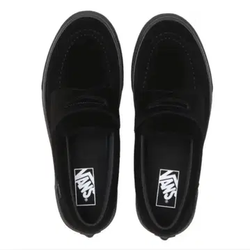 VANS 블랙 슬립온 스니커즈 스웨이드 25cm