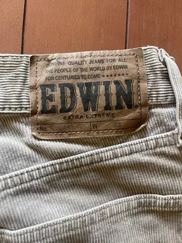 EDWIN EXTRA EXTREME 코듀로이 브라운 W33