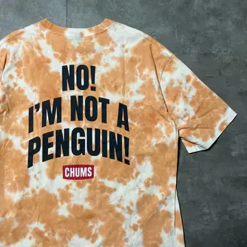 CHUMS 타이 다이 염색 프린트 티