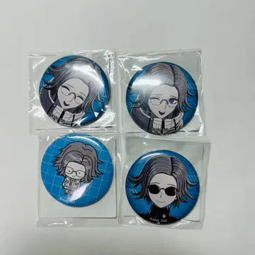 HUNDRED LINE 코토부키야 복권 캔뱃지 아오츠키 에이토 4개