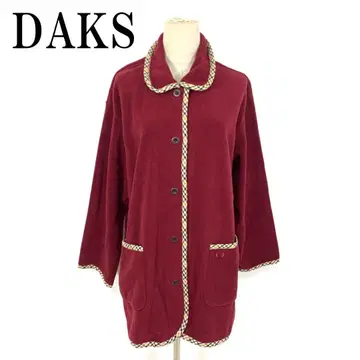 LA9176 닥스 플리스 코트 보르도 폴리에스테르 100% L