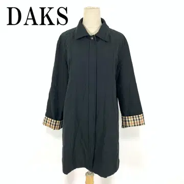 LA9177 닥스 얇은 소재 코트 블랙 폴리에스테르 코튼 9