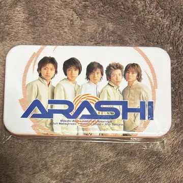 [ 초레어 ] 아라시 캔 펜 케이스 쟈니즈샵 한정판 2001