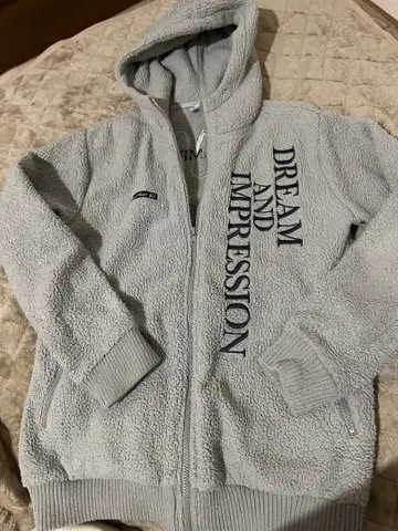 BEACHSOUND 플리스 자켓 그레이 후드 부착 L 사이즈