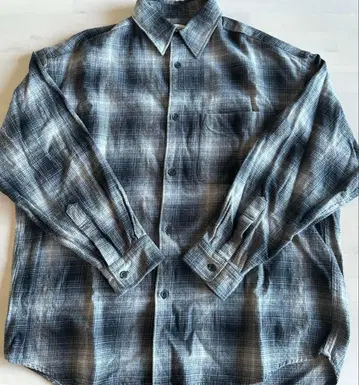 [ FREAK'S STORE/프릭스스토어 ] 체크 옴브레 셔츠(S)