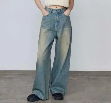 빈티지 쉐이드 루즈 청바지