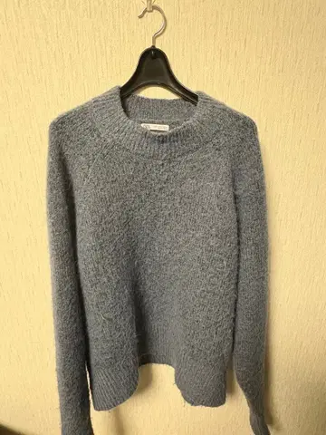 ZARA 그레이 크루넥 니트 S