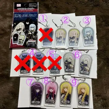 어둠의 실력자가 되고 싶어서! 아크릴 키링 전 6종 (9개)