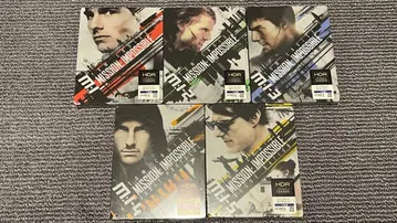 [ 미개봉 새상품 ] 미션 임파서블 4k 1~5 스틸북