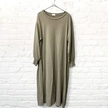 펠리시모 긴팔 티셔츠 원피스 면100 더스티 컬러 올 시즌