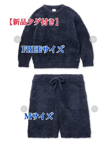 젤라피케 베이직 젤라토 풀오버 & 하프 팬츠 SET 네이비