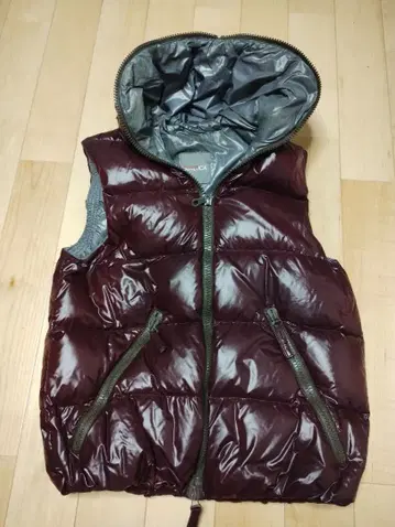 DUVETICA 다운 베스트 46 보르도/그레이