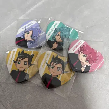 이나즈마 일레븐 HMV 특별 일러스트 캔뱃지 5종