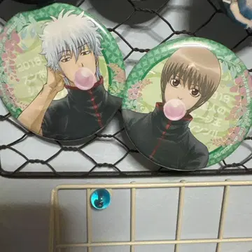 은혼 즈음보라 외계인 캔뱃지 긴토키 오키타