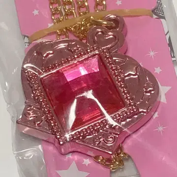 세본스타 스퀘어 크라운 핑크 도금 x 핑크 보석