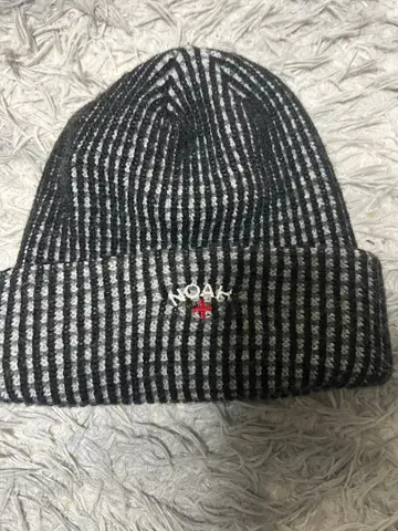 NOAH 스트라이프 니트 모자