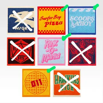 기묘한 이야기 제일복권 G상 타월 세트