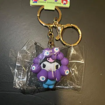 산리오 미야쿠미야쿠 쿠로미 컬러 키링 KU