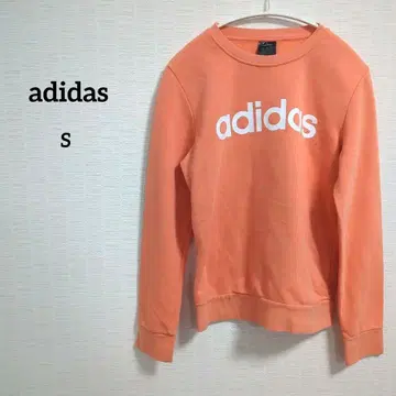 adidas 오렌지 맨투맨 S