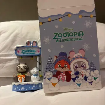 주토피아 피규어 겨울 디자인