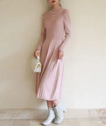 세존드파피용 니트 원피스