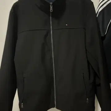 Tommy Hilfiger 블랙 나일론 자켓