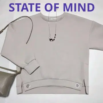STATE OF MIND 본딩 맨투맨 트레이닝복