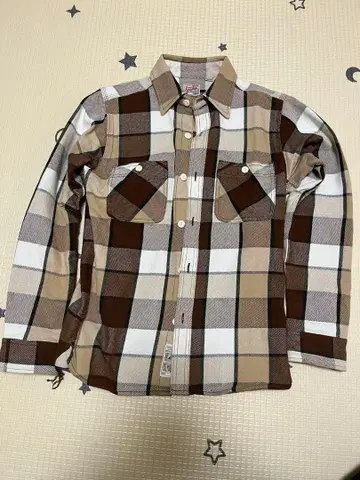 HOUSTON 체크 무늬 셔츠 M 사이즈