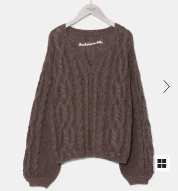 Kahiko 카히코 니트탑 파파히TOP 브라운