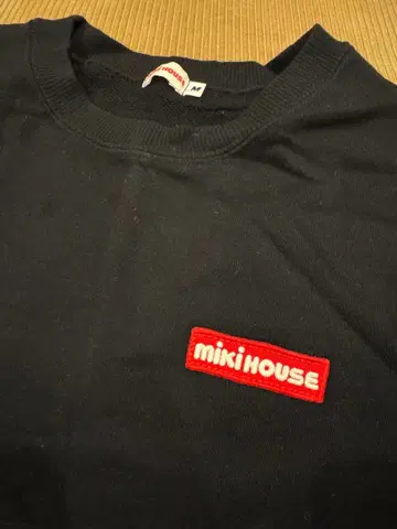 miki HOUSE 성인 맨투맨 블랙 M