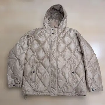 UNIQLO 프리미엄 다운 자켓 베이지 퀼팅
