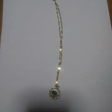 터콰이즈 펜던트 골드 목걸이