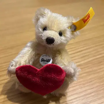 Steiff 비쥬피코 하트 반지 케이스 봉제 인형 테디베어