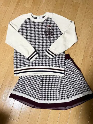 Munsingwear 스웨터&스커트 세트 M