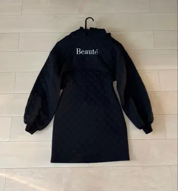 ROYAL PARTY 퀼팅 레이어드 파커 원피스